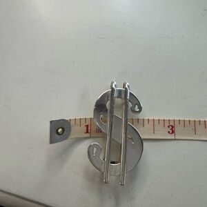 Silver Dollar Sign Money Clip